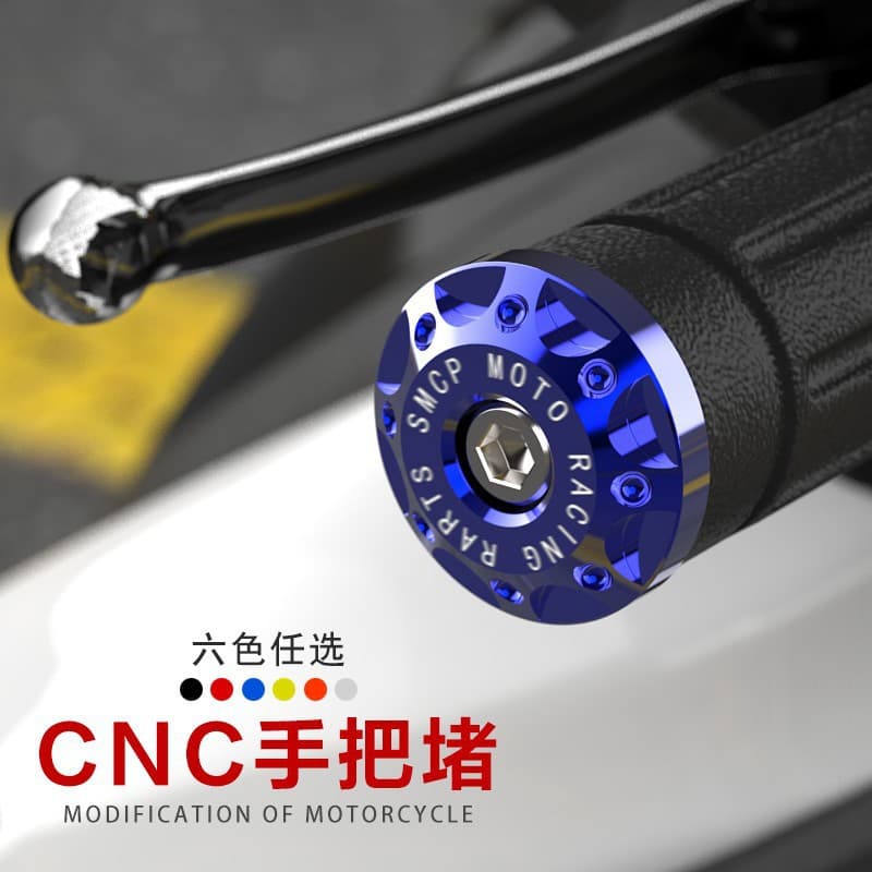 Guiador CNC Para Motocicleta Termina Punho De 16 Mm-18 De Diâmetro