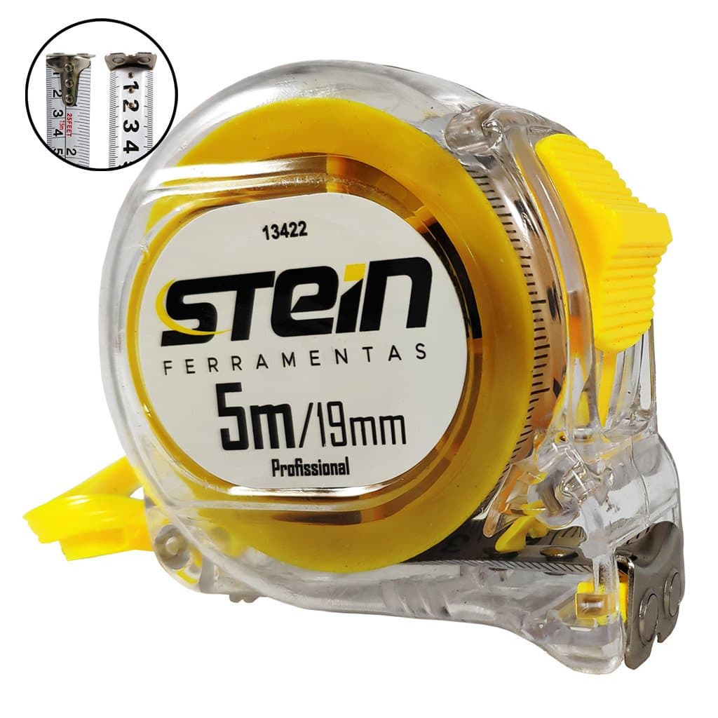 Trena Profissional Transparente Stein 5m/19mm