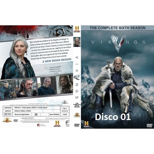 Dvd Vikings - As 6 Temporadas Completas - Dublado ou Legendado - 18 Discos