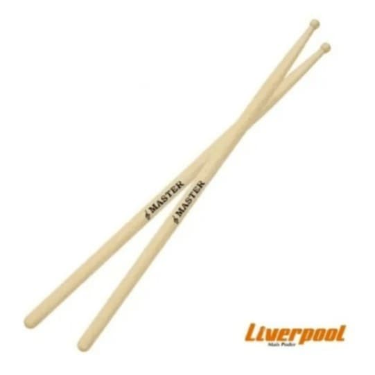 Baqueta Bateria Repique Tarol Caixa Master Ponta Madeira - 1 Par