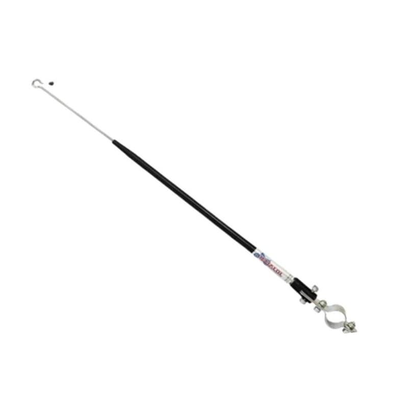 Antena Reclinável para Moto - M1PT - 2 Estágios Lâmina em Aço Inox - Proteção Linha de Pipa