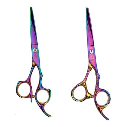 Kit Tesouras Mofashi  Fio Laser + Fio Navalha-  Furta-cor