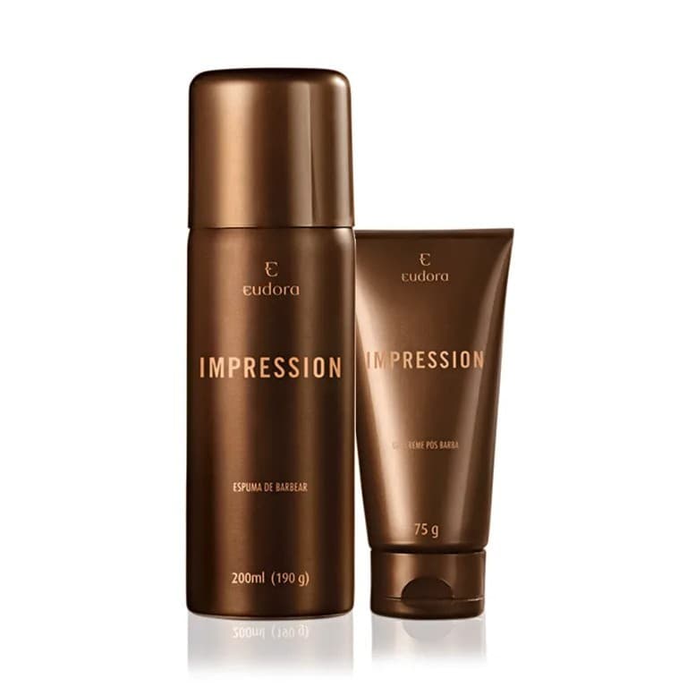 Kit Barba Impression Espuma de Barbear + Gel Pós Barba
