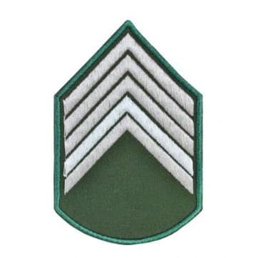 Divisa Bordada 2° Sargento Verde