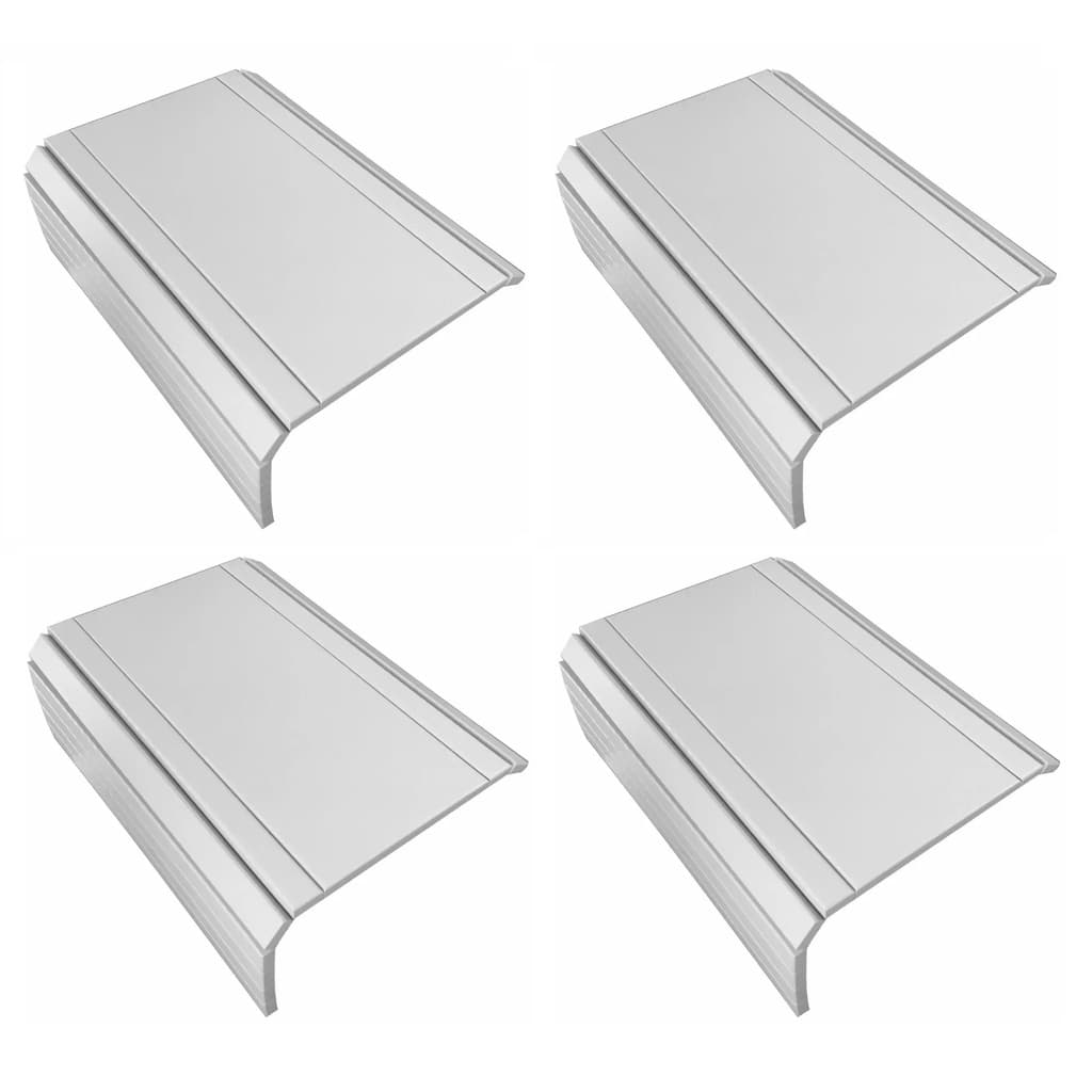 Kit 04un Esteiras Bandeja Reta Flexivel P/ Braço Sofá Branca
