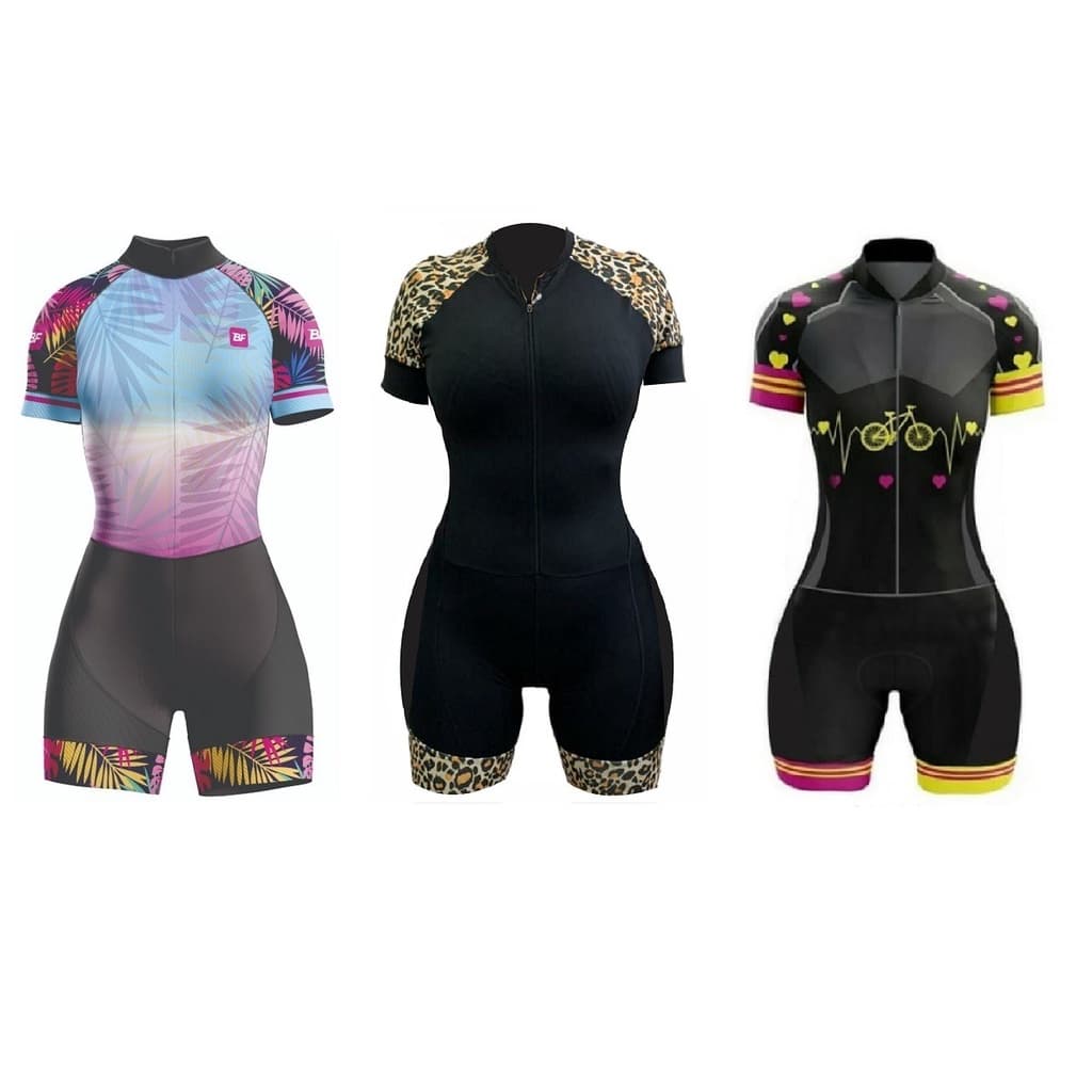 Macaquinho Feminino Roupa Roupas Para Ciclismo Feminina Gel