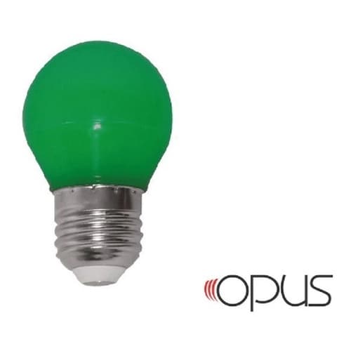 Lampada Led G45 Bolinha Mini Opus Abajur Bivolt 3w  Verde