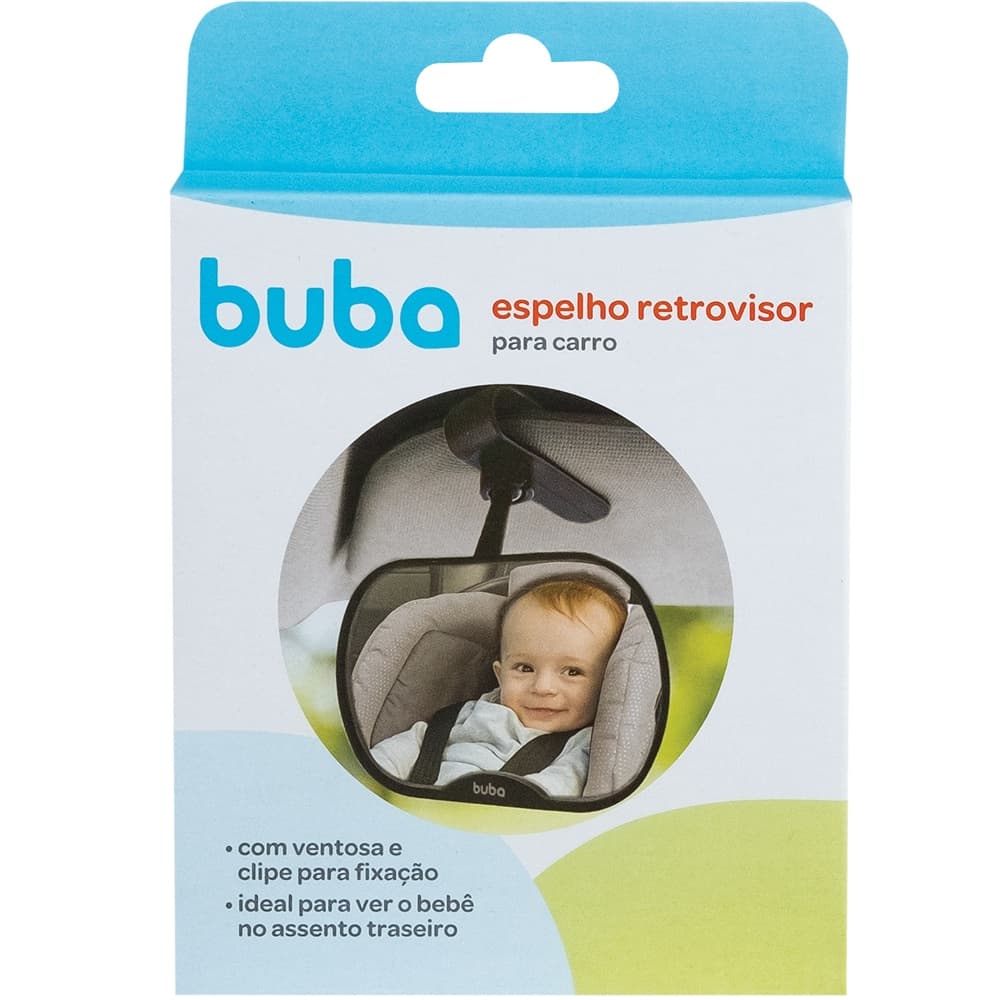 Espelho Retrovisor Para Ver o Bebê No Banco Traseiro - Buba