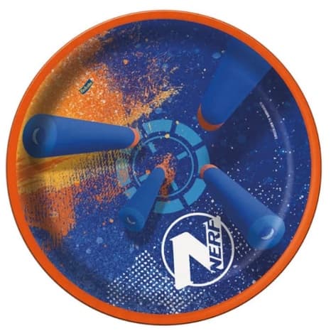 Kit Prato Descartável Para Festa Tema Personagem Nerf 18cm Festcolor - Com 48 Unidades/ Aniversário/Infantil/