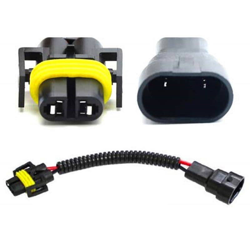 Estone H4 9003 A H11 Conversão Luz Fio Chicote Adaptador Conector Para Farol Do Carro Nevoeiro 12V