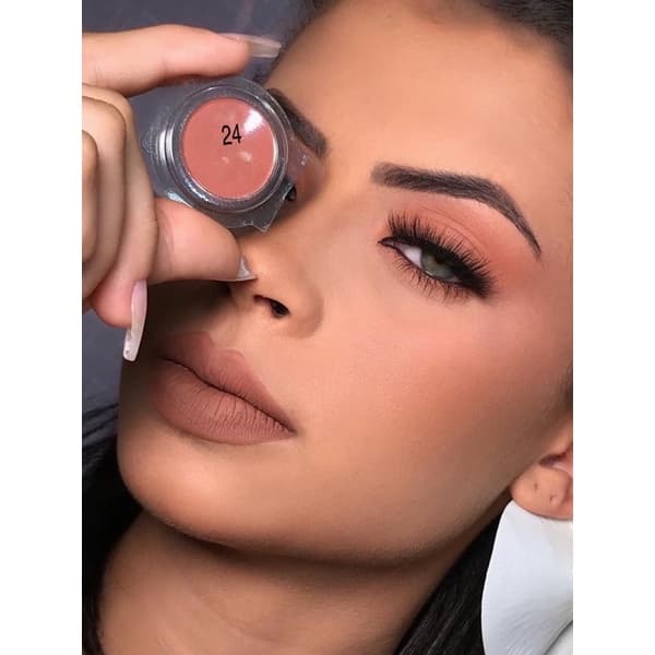 Sombra unitária Lindali 24 refil/ rose terra pigmentada / compacta