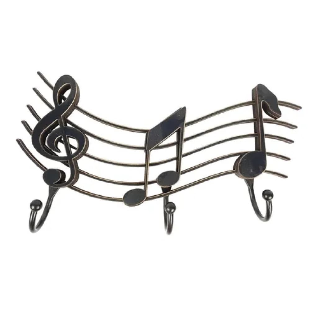 Cabide De Parede Notas Musicais Cabideiro Música