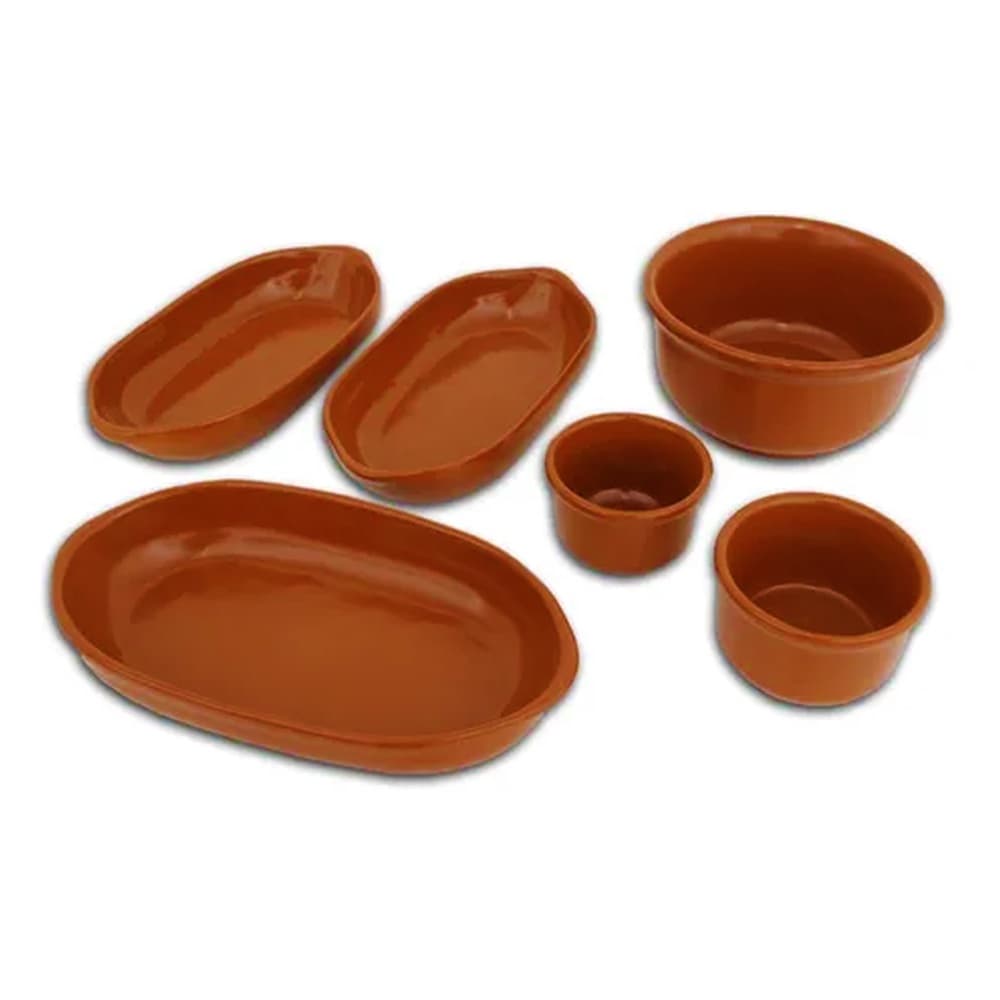 Kit Feijoada Para Mesa CompletoServe Até 4pessoas Porcelana Ceramica Refrataria Cumbuca Travessa