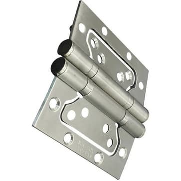 Kit 3 Peças De Dobradiça Aço Inox Para Porta de Madeira Encaixe Rápido Sobrepor 360°