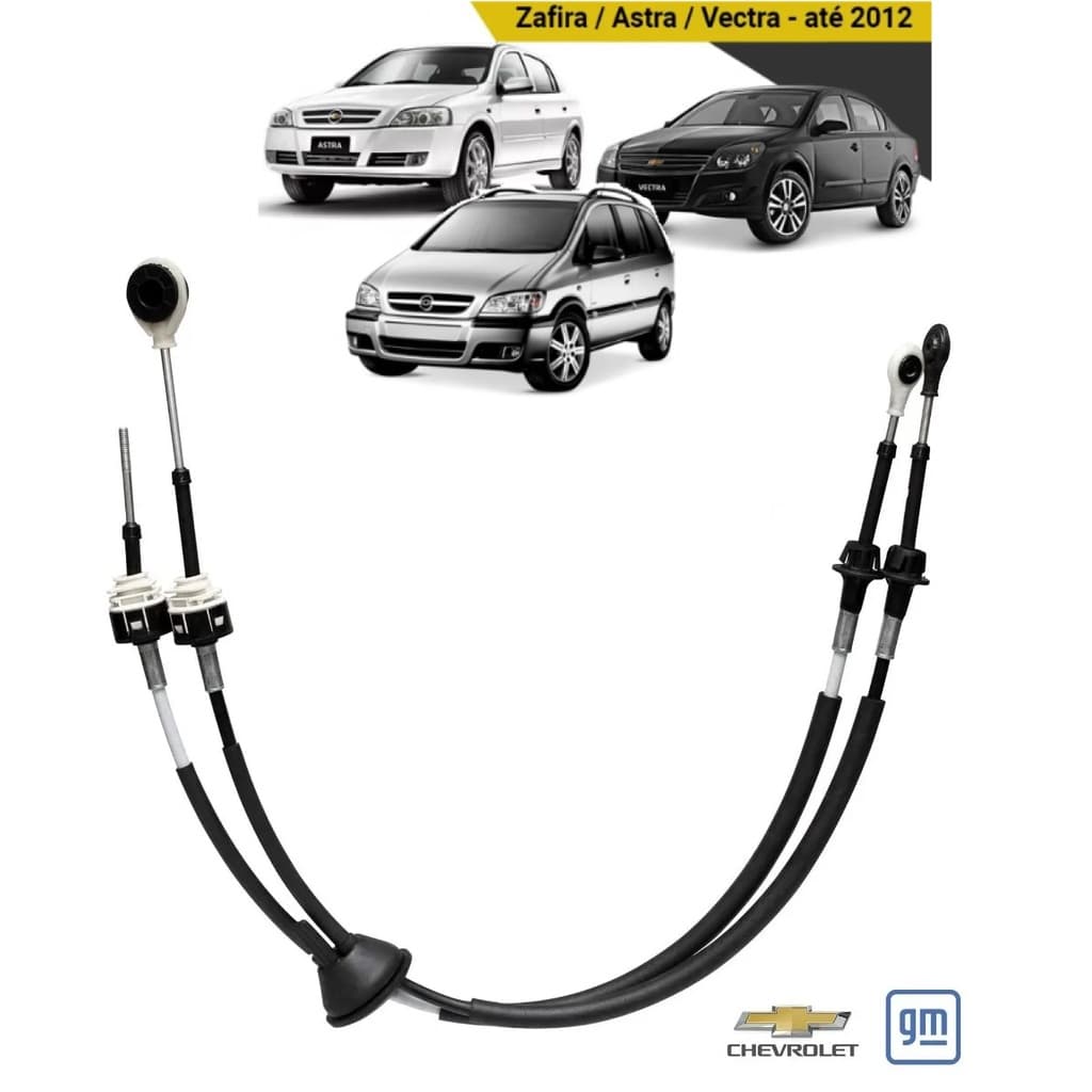 Cabo Alavanca  Cambio Gm Chevrolet Astra Vectra Zafira 1.8 2.0 8v 2007 2008 2009 2010 2011 2012 Engate De Re Para Frente