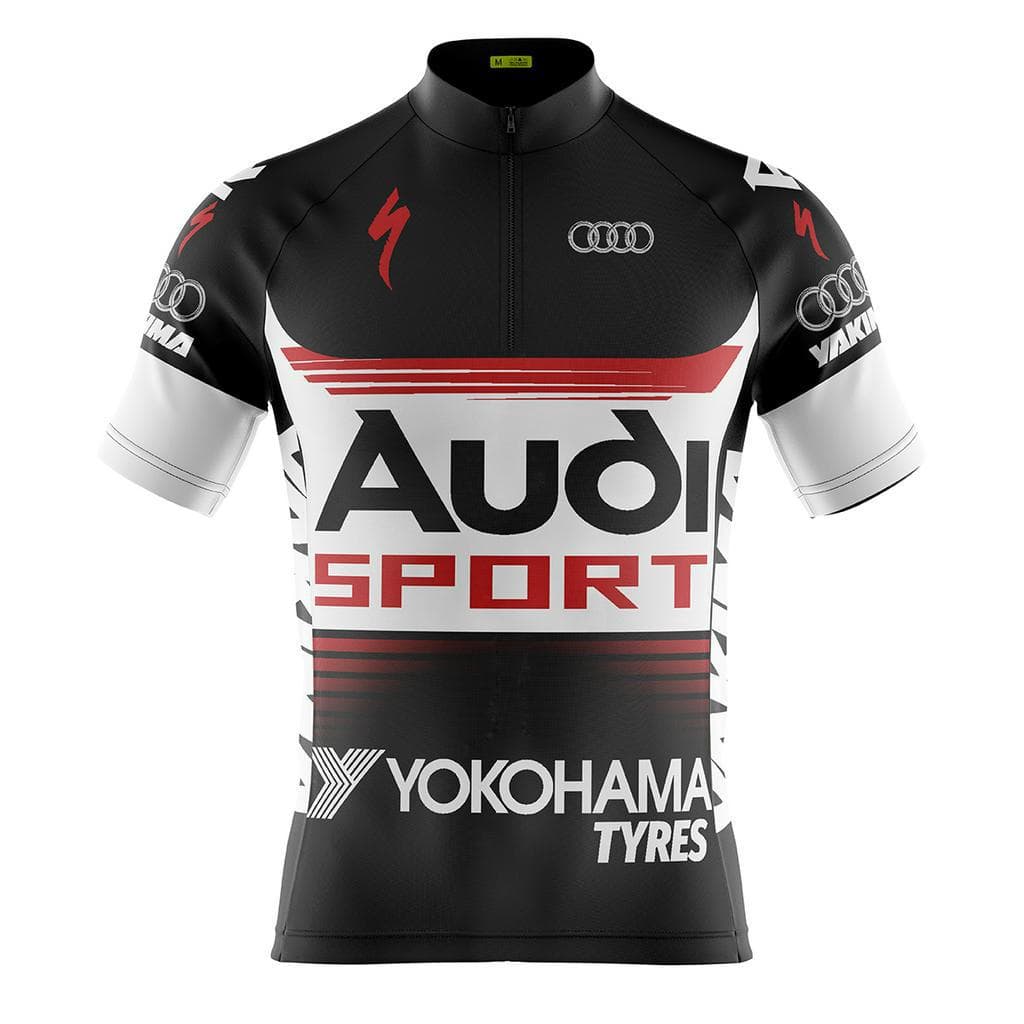 Camisa Ciclismo Camiseta Ciclista Roupa de Ciclismo Masculina Mountain Bike Audi Com Bolsos Uv 60++