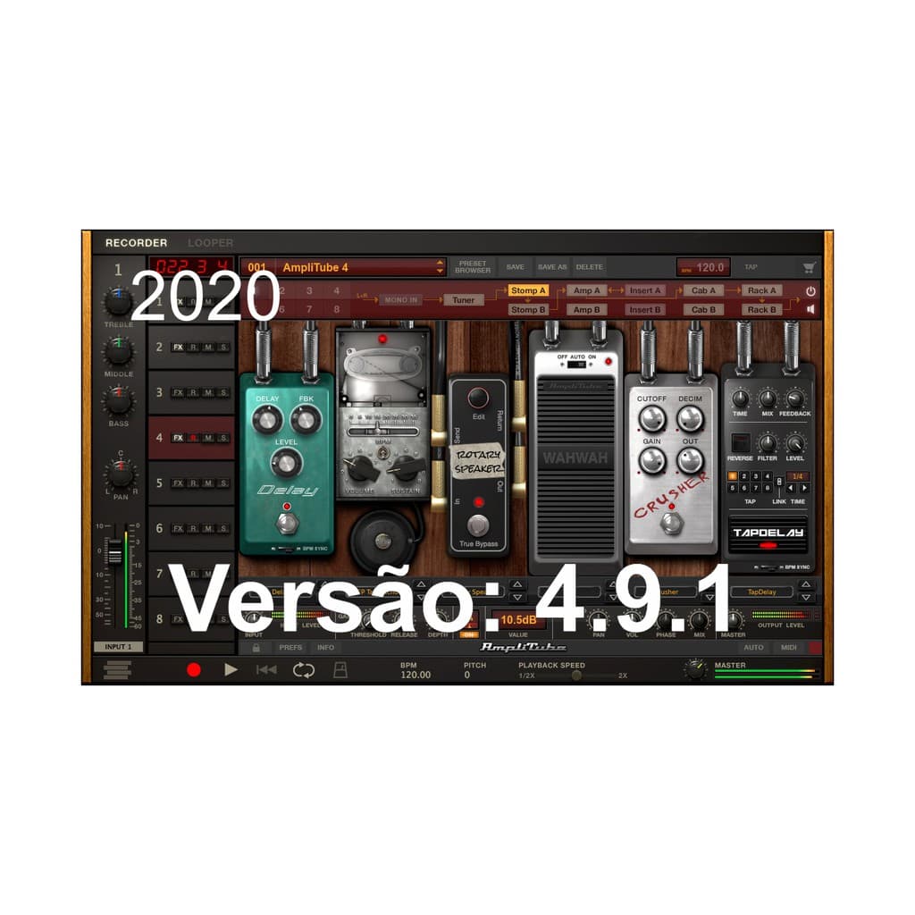 Irig software Amplitube 4.9.1  Deluxe + Dimebag Derrell , Brian May & Slash