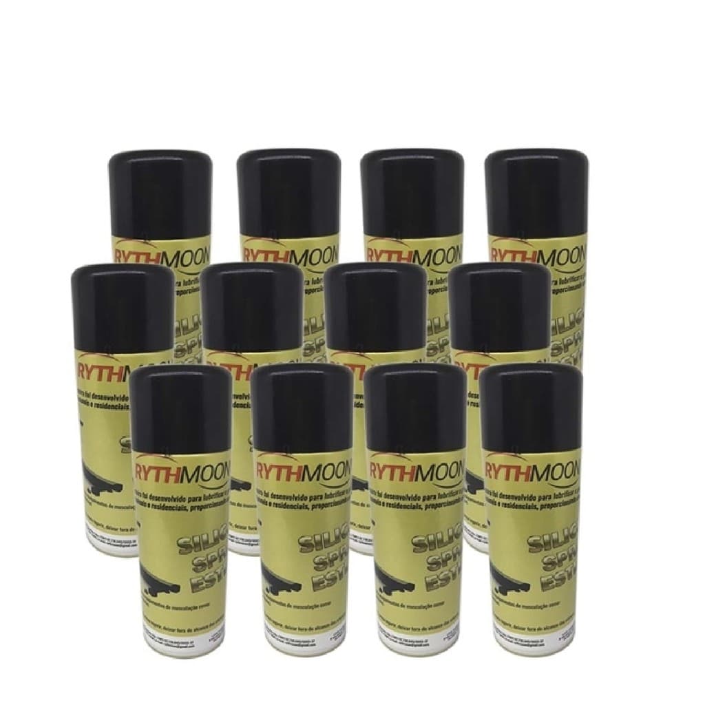 Combo 12 Silicones Spray Esteira Gold 400ml