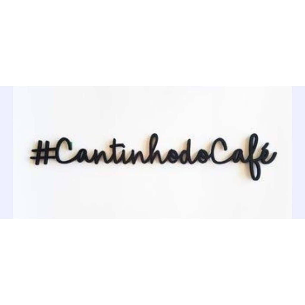 Placa Frase Decorativa Cantinho Do Café Decoração Mdf