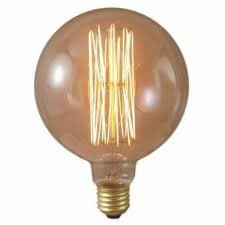 Lâmpada Filamento Led G125 Branco Quente Âmbar Retrô Bivolt
