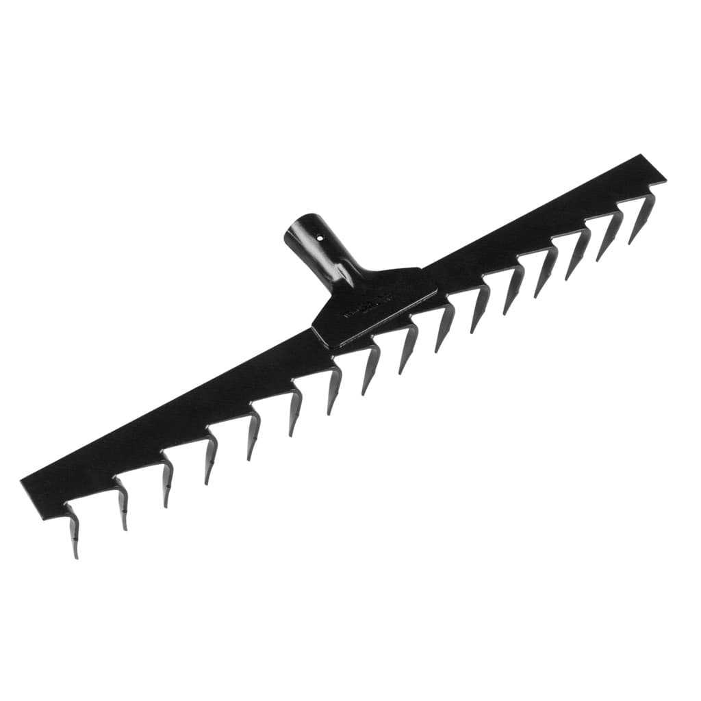Ancinho Rastelo Grande Sem Cabo 16 Dentes Profissional Jardinagem Tramontina