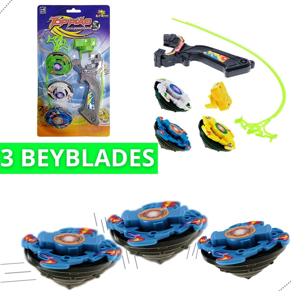 Bleibleide Bayblade Burst Com Lançador Tornado Exclusivo