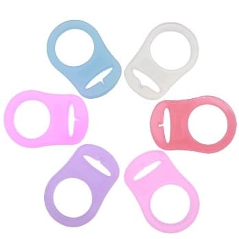 Adaptador de Silicone para chupetas MAM e Nuk sem alça