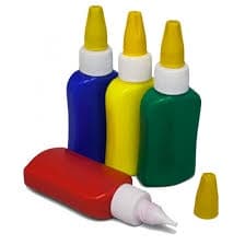 kit com 3 Cola Escolar Colorida 23gr