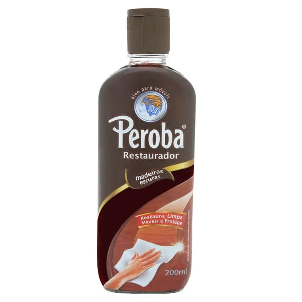 Óleo Restaurador King Peroba Móveis Madeiras Escuras 200ML / Art & Lar /