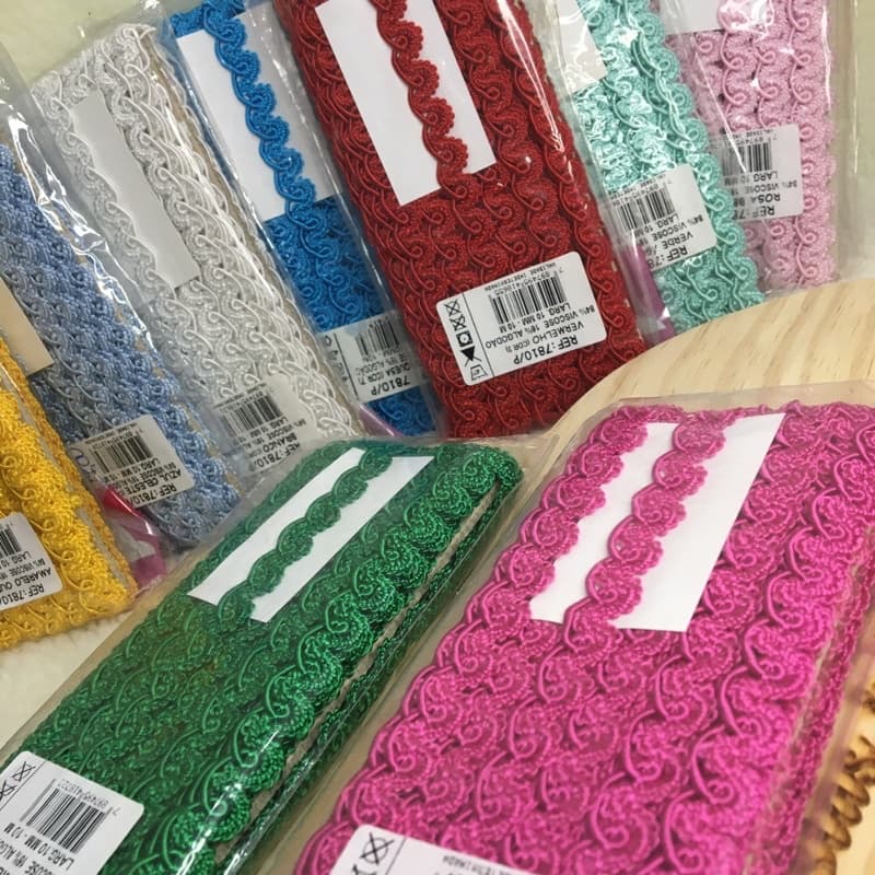 Passamanaria 3 metros passamanaria fita luxo para decoracao