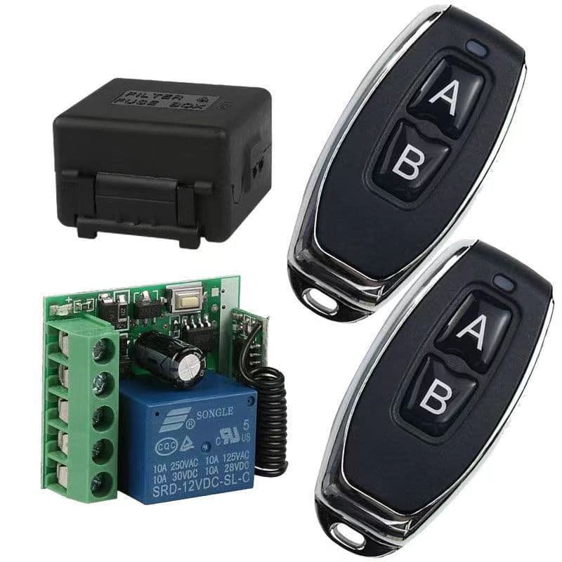 433mhz RF Controle Remoto Transmissor De Interruptor Sem Fio DC 12V 1CH Módulo Receptor De Relé Eletrônico De Trava