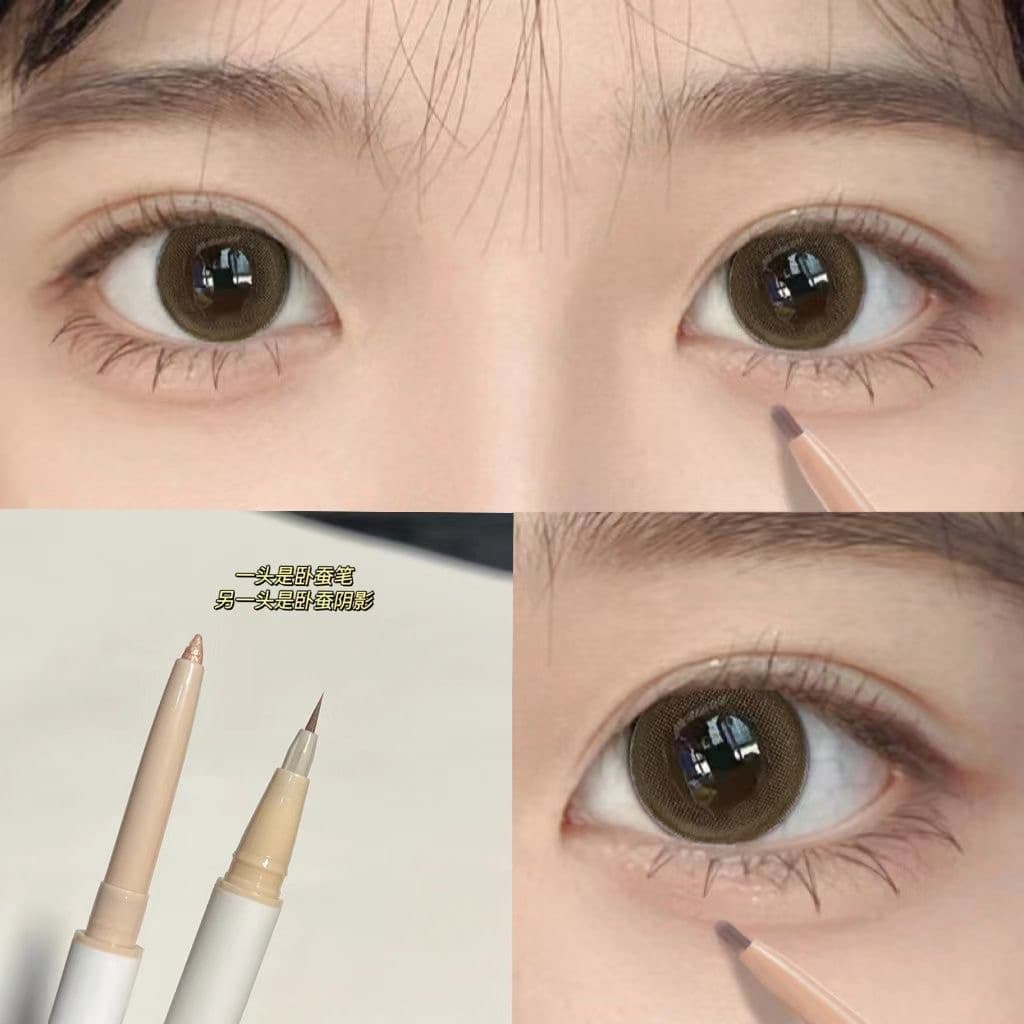 Caneta Delineadora De Alto Desempenho À Prova D'água E Delineador De Olhos Líquido 2 Em 1 , Desenho De Cílios Inferiores