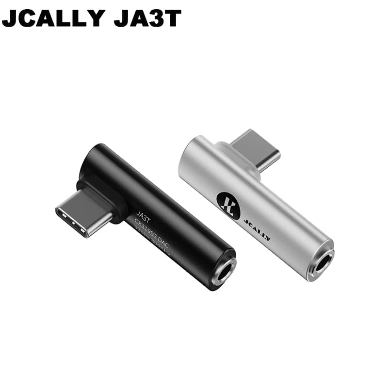 JCALLY JA3T Áudio Digital Decodificação Portátil CX31993 DAC Tipo-C Para 3.5mm Amplificador De Fone De Ouvido Alta Fidel