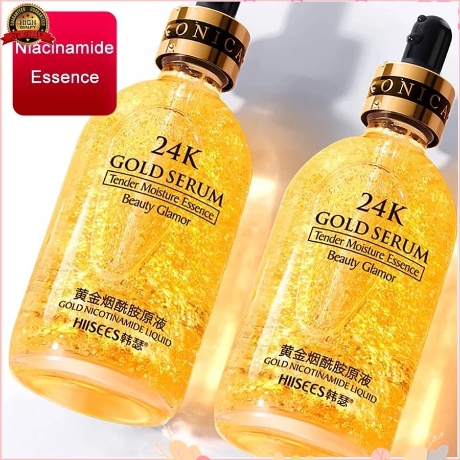 30ml Ouro 24K Anti-Rugas Envelhecimento Colágeno Hidratante Ácido Hialurônico cj