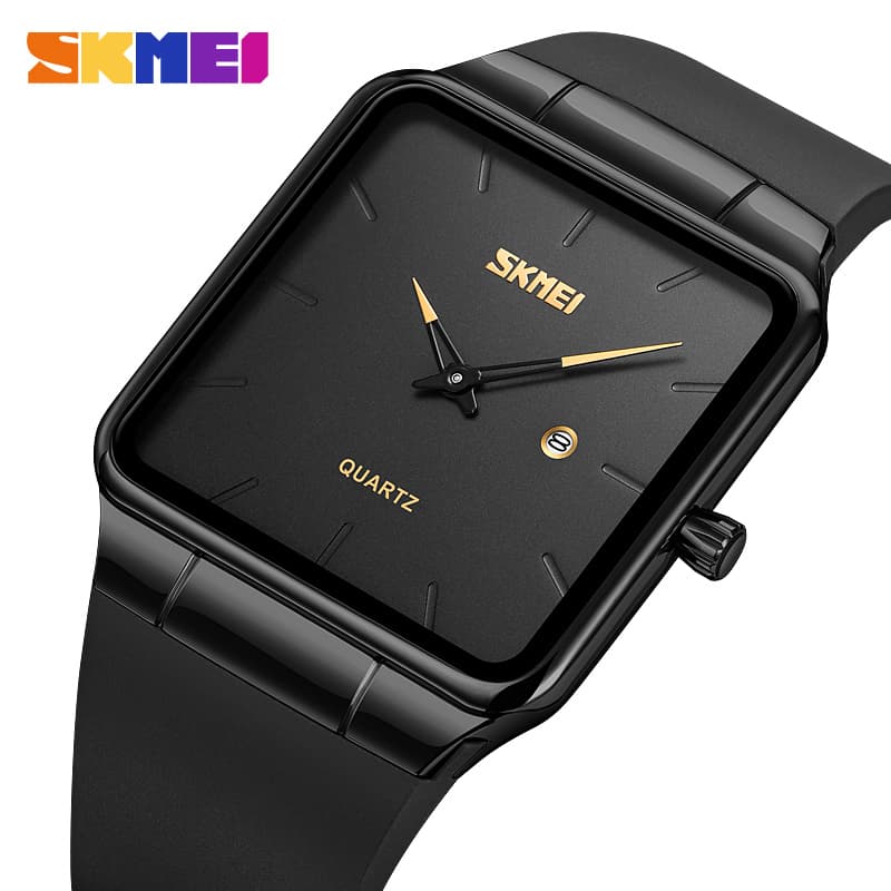 Relógios De Luxo Moda Masculina SKMEI De À Prova D'água Pulseira De Quartzo PU Para Homens