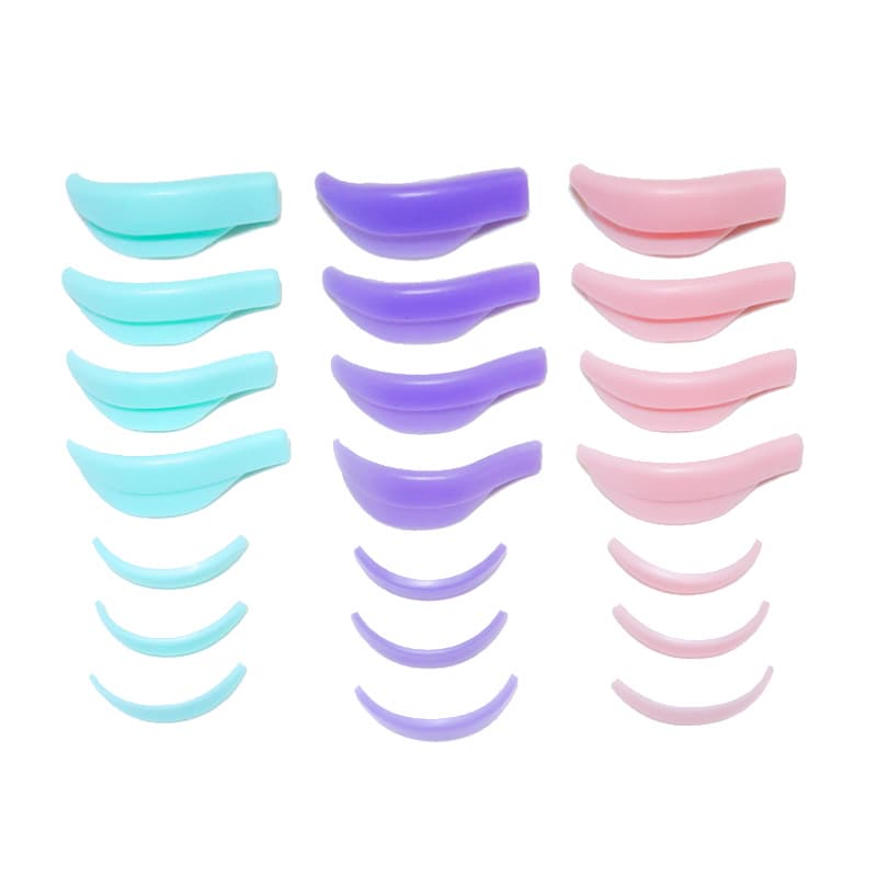 FUNMIX 7Pairs Almofada Para Cílios Em Silicone Reutilizável C