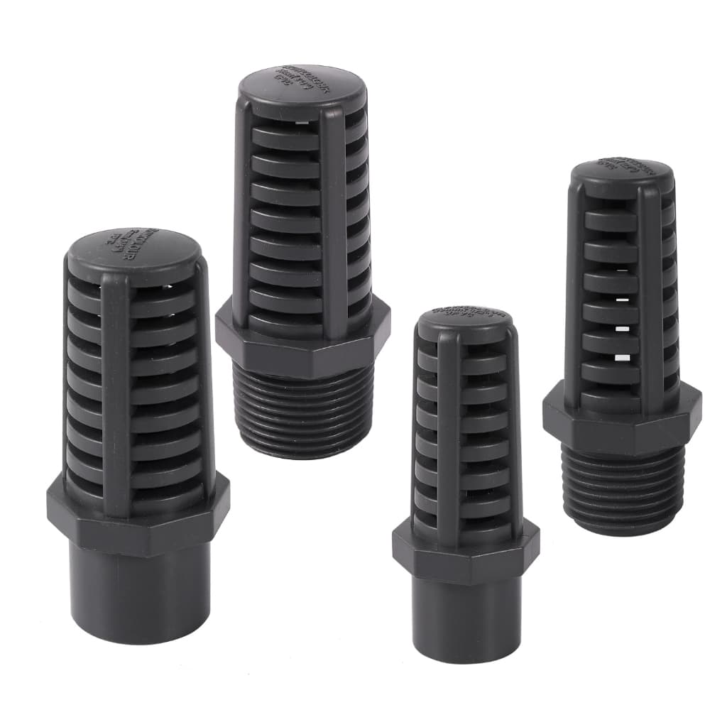 Tubo De PVC Bomba De Água Filtro Para Estufa Pomar 20/25mm 1/2 " 3/4 " De Rosca Macho Jardim Tampa Permeável Aquário Ferramenta De Sucção/Transbordo De Drenagem