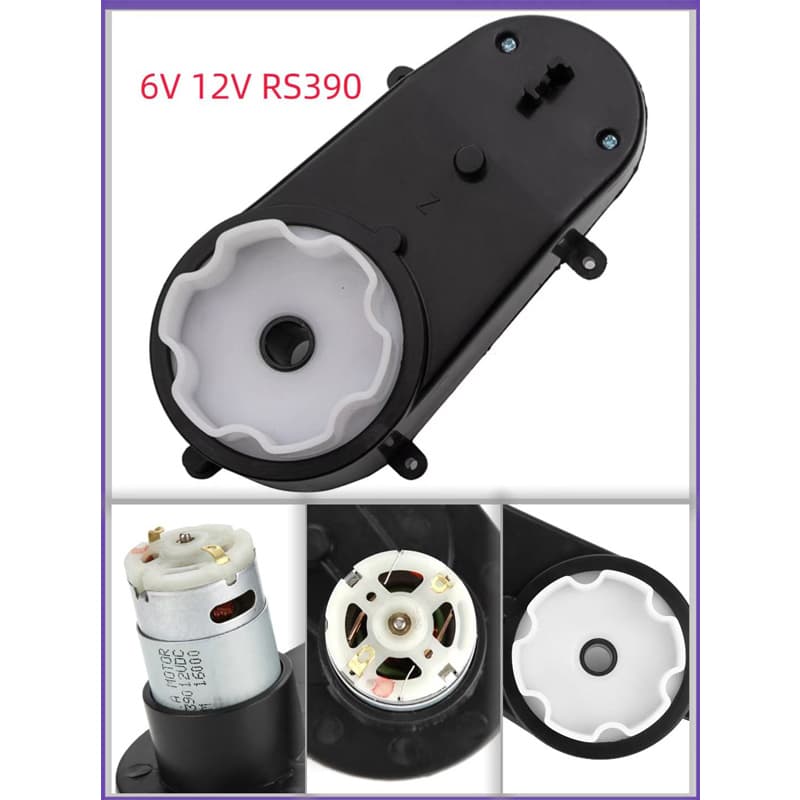 6V 12V RS390 Acessórios Para Carros Elétricos Infantis Motor Geral De Caixa De Velocidades Motocicletas De Três Rodas