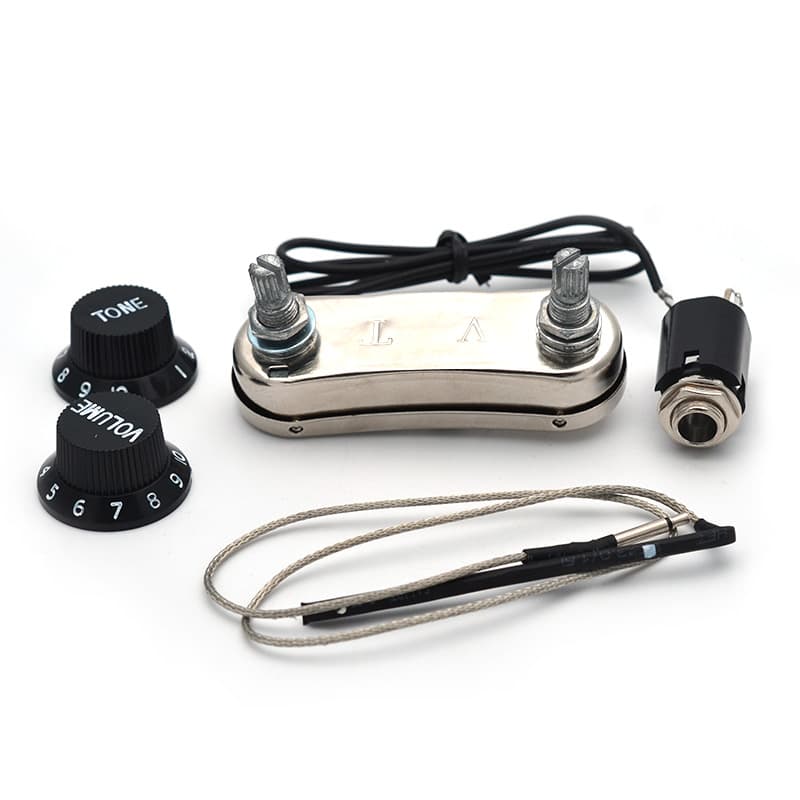 Guitarra Acústica Pré-Amplificador Passivo Piezo Pickup PS700 Com Controle De Volume/Tom