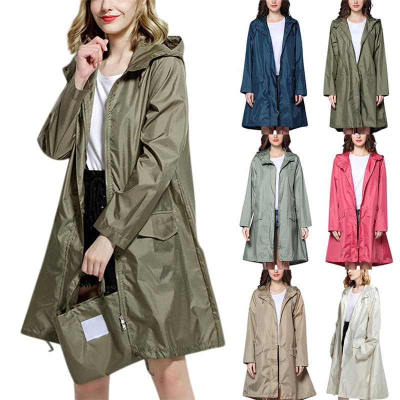 Capa De Chuva Feminina Masculina Poncho Portátil Com Zíper À Prova De Vento Motocicleta Para Adultos