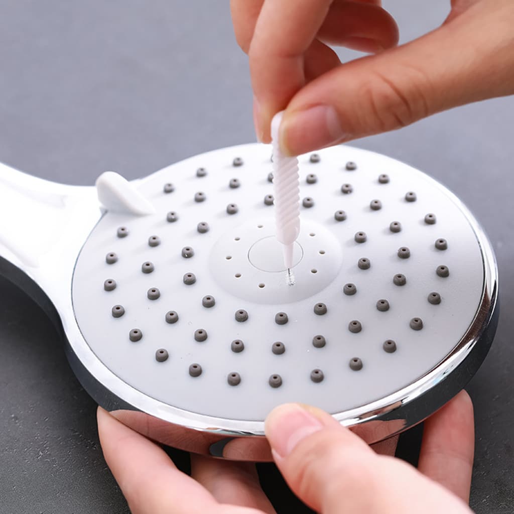Conjunto de Escovas de Limpeza de 10 Peças para Chuveiro - Escovas de Furadeira Anti-entupimento para Limpeza de Cabeça