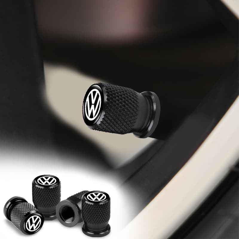 4pcs Upgrade Car Valve Tampão Roscado À Prova De Poeira Para VW Volkswagen Jetta MK5 Golf Passat 3B7 601 171