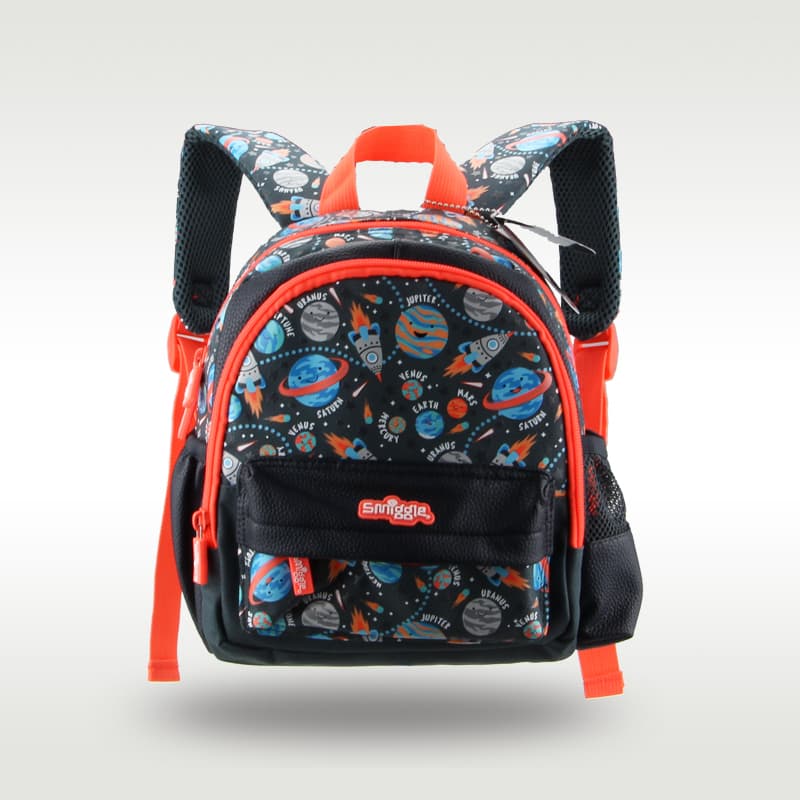 Mochila Escolar Infantil Meninos Planeta Preto Jardim De Infância Pequena Classe Fofa Bolsa Para Bebês