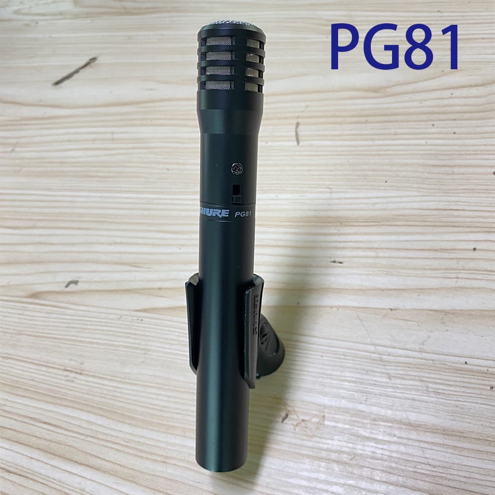 PG81 Instrumento Microfone PG81 Grau A Qualidade Cordas Acústicas Guitarra