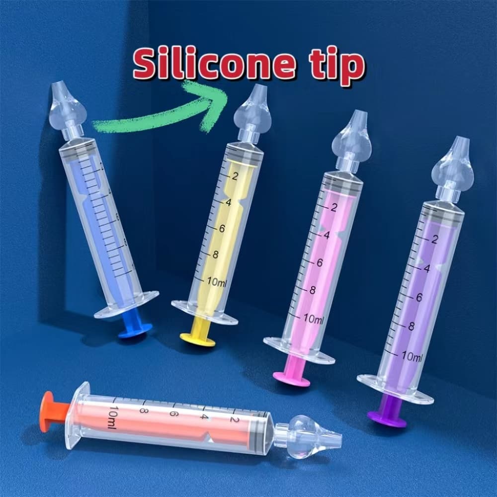 （Atacado -10PCS）Cabeça De Silicone Alto Transparente Aspirador Nasal