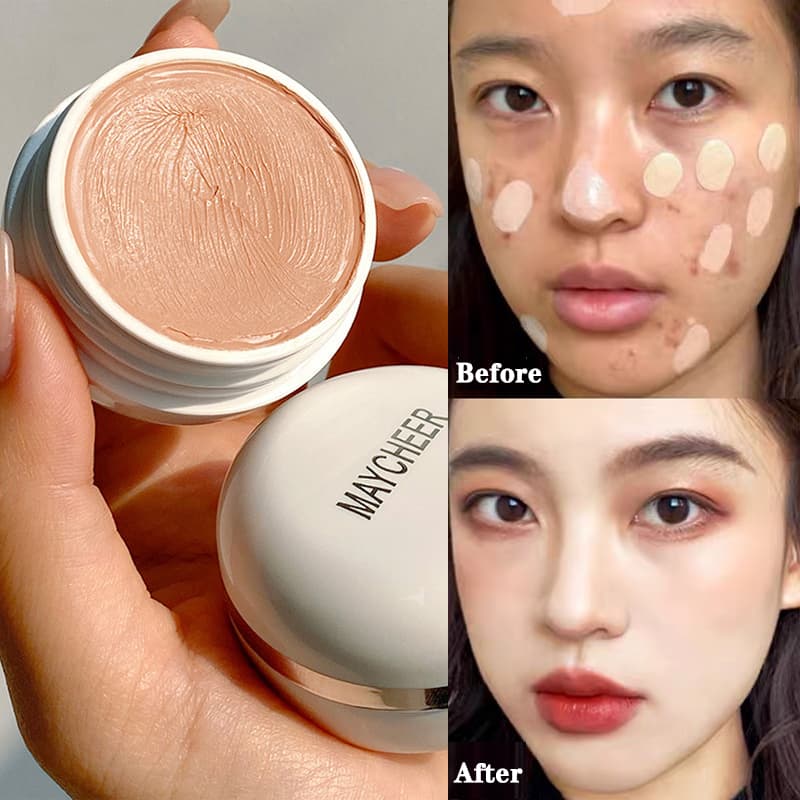 Corretivo Foundation Cream Creme De Cobertura Completa Dark Circles Acne Spots Branqueamento Hidratante Maquiagem À Prova D'água Com Base De Tom Brilhante