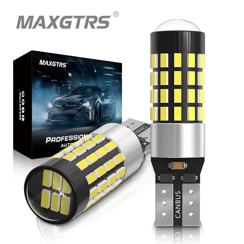 MAXGTRS T10 Lâmpadas LED W5W Canbus 194 168 54 SMD 3014 DRL Luz De Estacionamento Cúpula 2pcs 5pcs 10pcs