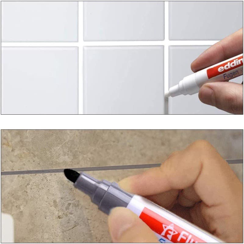 Caneta De Reparo De Rejunte De Azulejo Branco/Parede/Porcelana/Banheiro Impermeabilizante