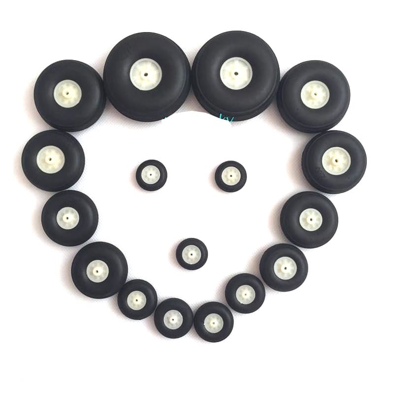 2 Peças/Lote Pneu De Borracha Elástica De Alta Para Carro Robô Rc De 25/32/45/50/55/64/70/76MM)