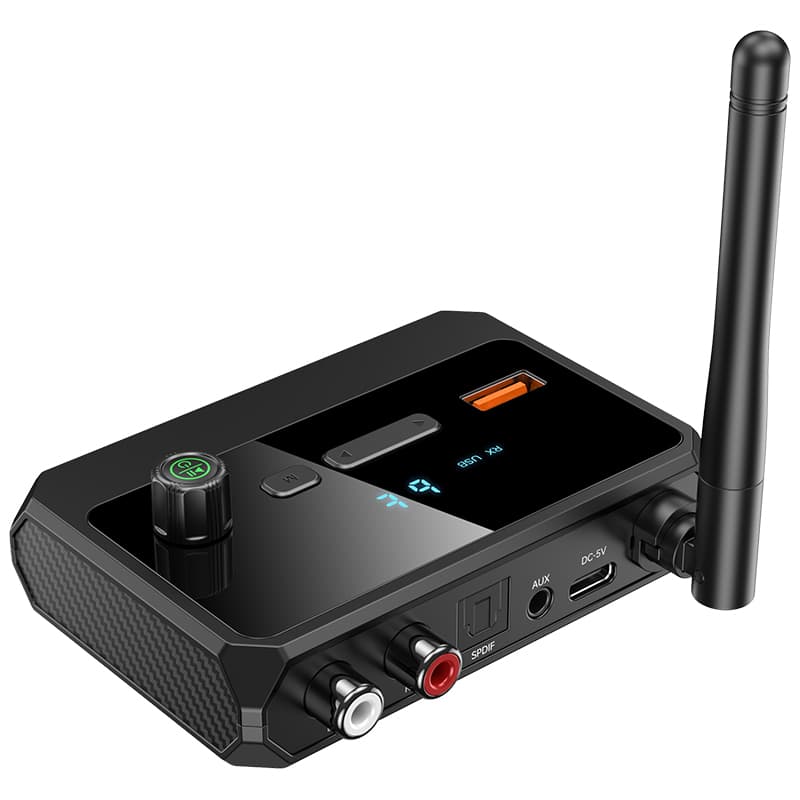 Receptor Compatível Com Bluetooth 5.3 , Para TV , PC , Casa , Carro , Áudio , Adaptador De Sem Fio , Suporte Óptico , Di